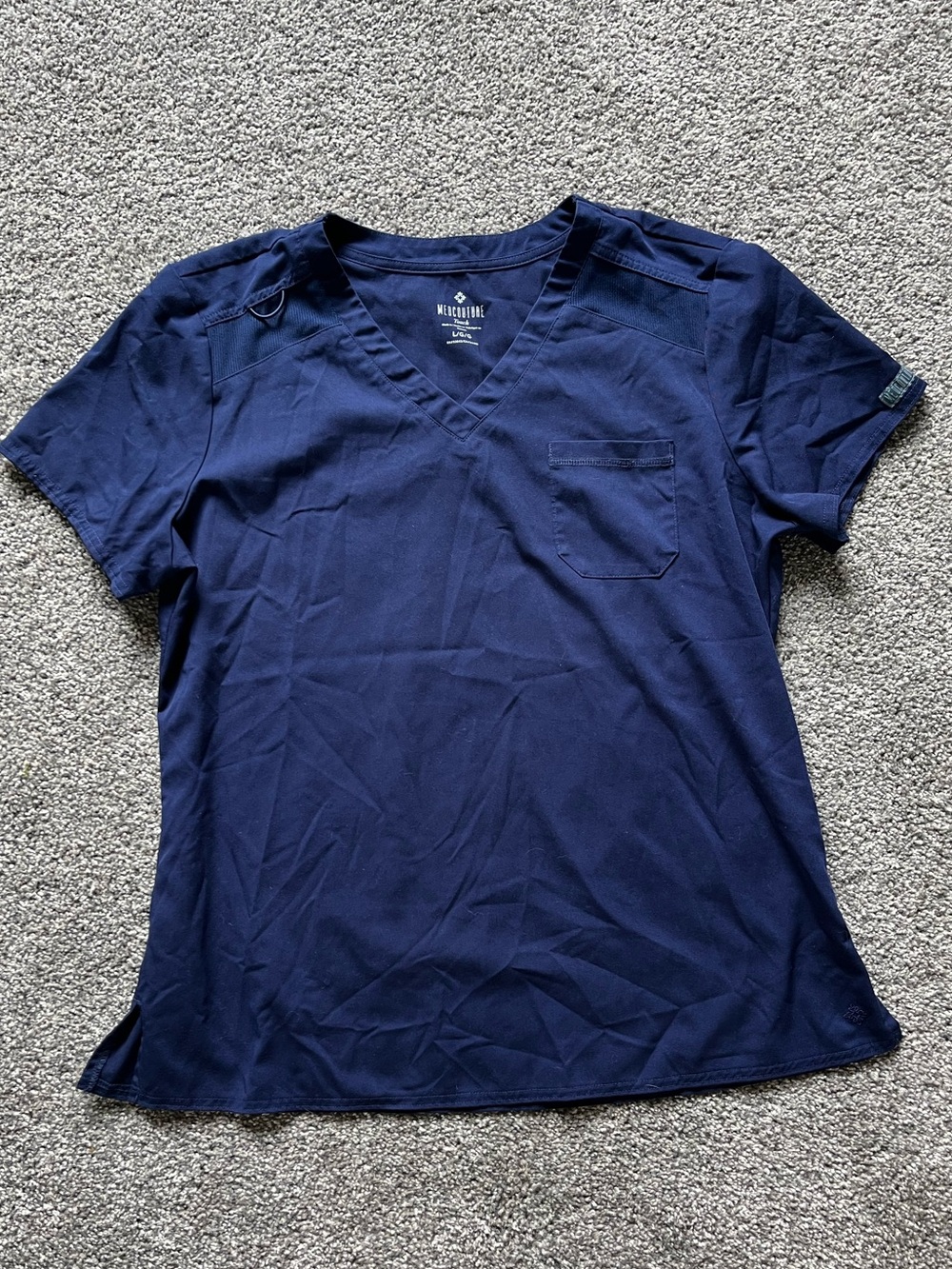 Med couture scrubs top